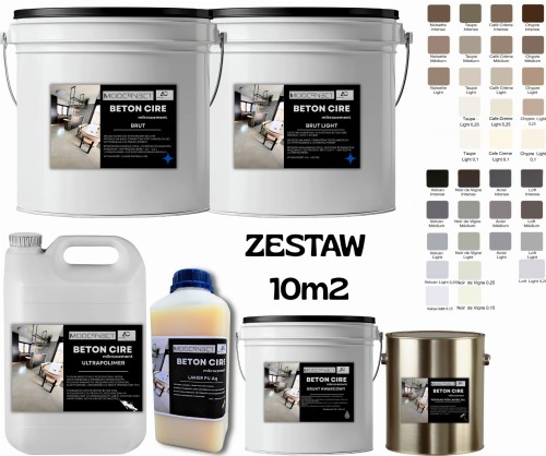 zestaw BRUT BRUT LIGHT.jpg, wykończenie, ściany, mikrocement, mikrobeton