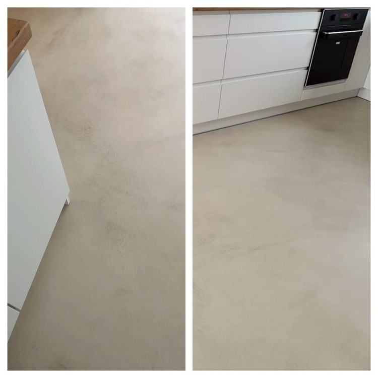 kuchnia, mikrocement, mikrobeton