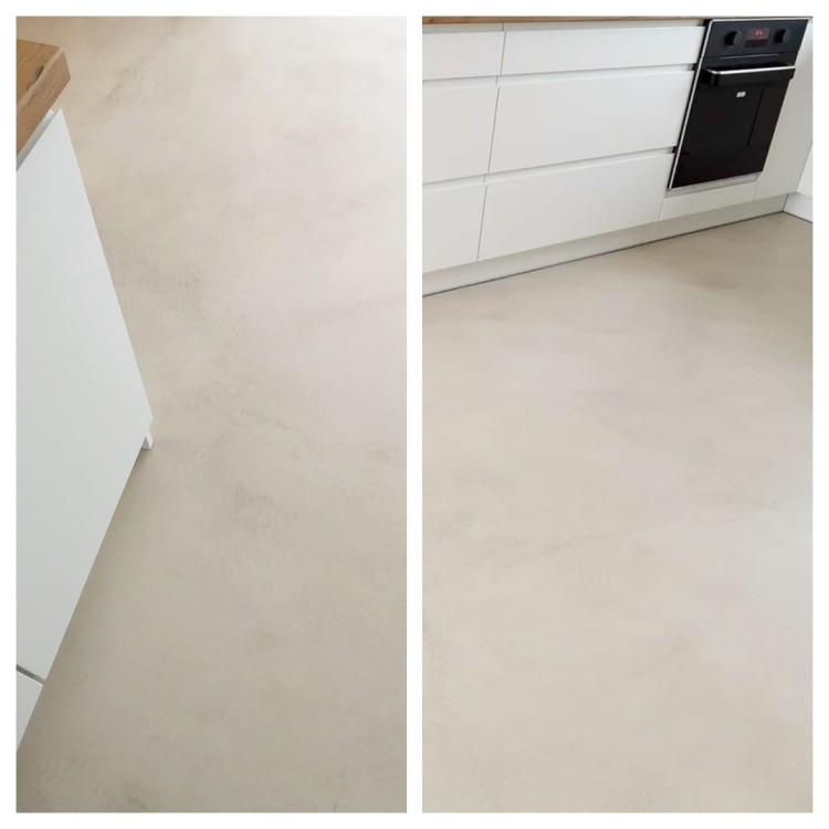 mikrocement, mikrobeton, podłogi, ściany, Cafe creme light 0,25%.jpg