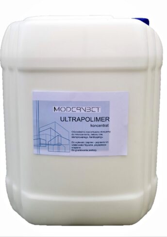 Ultrapolimer płyn koncentrat 5l - do wymieszania z proszkami cementowymi (mikrocement, betony stemplowane, zaprawy cementowe itd.)